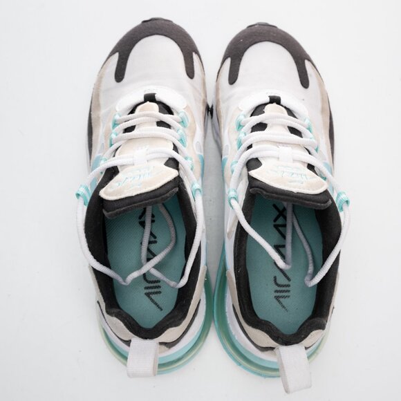 NIKE Air Max 270 React Photon Dust Aurora Green Black women's size 6.5 - Picture 6 of 11